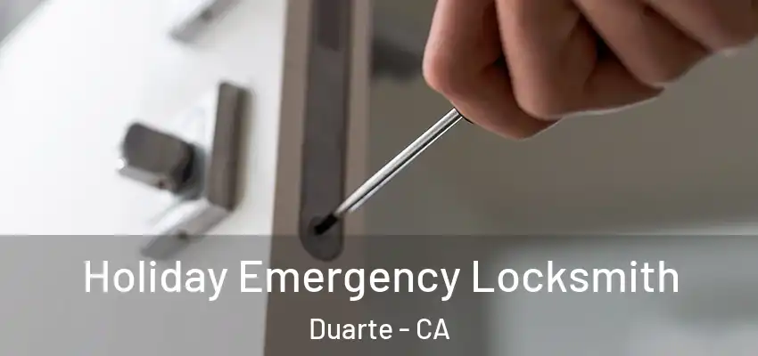  Holiday Emergency Locksmith Duarte - CA